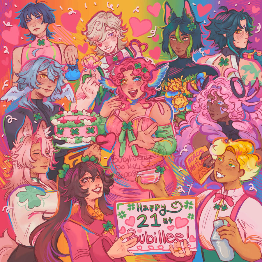 march - birthday art