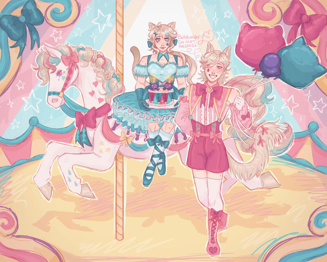 feb - birthday carousel L&amp;L