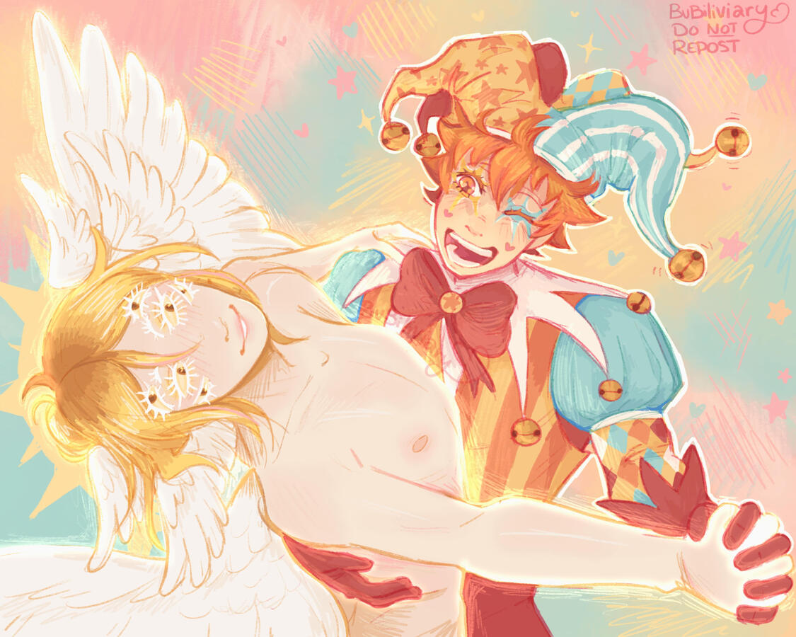 oct - the angel and the jester